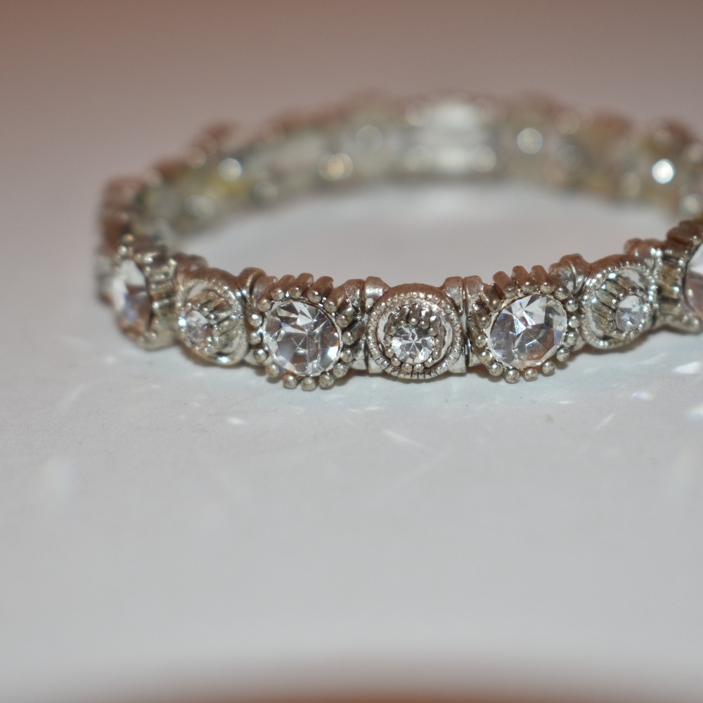 Elastic Silver Bracelet
